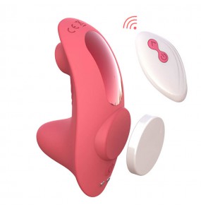 Invisible Magnetic Wearable Vibrator (Chargeable - Red Rose)